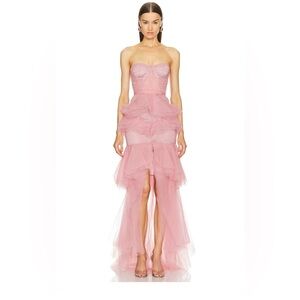 Revolve , Michael Costello Alai Gown in Mauve